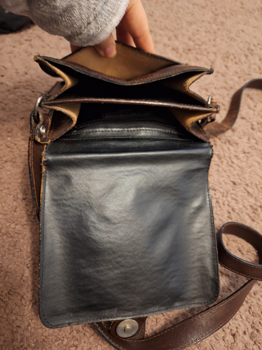 Aldo Brown Leather Crossbody Bag - photo 4