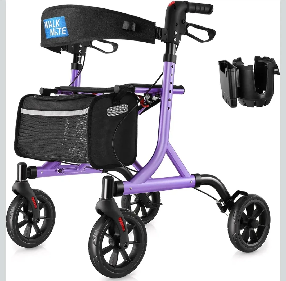Walk Mate Folding Purple Walker(Brand New)