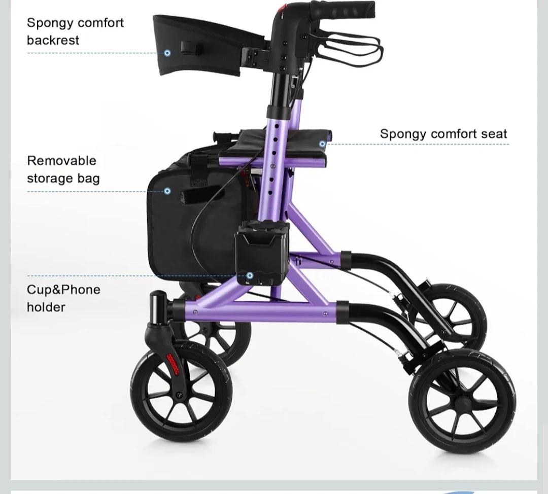 Walk Mate Folding Purple Walker(Brand New) - photo 2