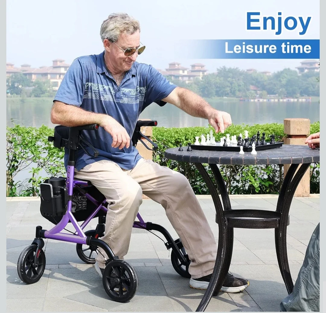 Walk Mate Folding Purple Walker(Brand New) - photo 5