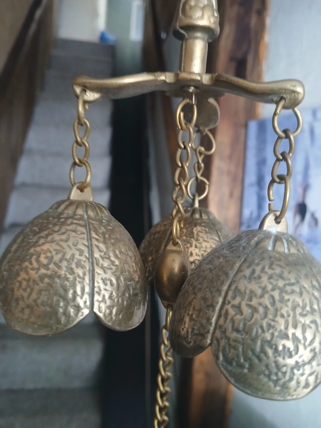 Brass Chandelier with Bell Accents - photo 4