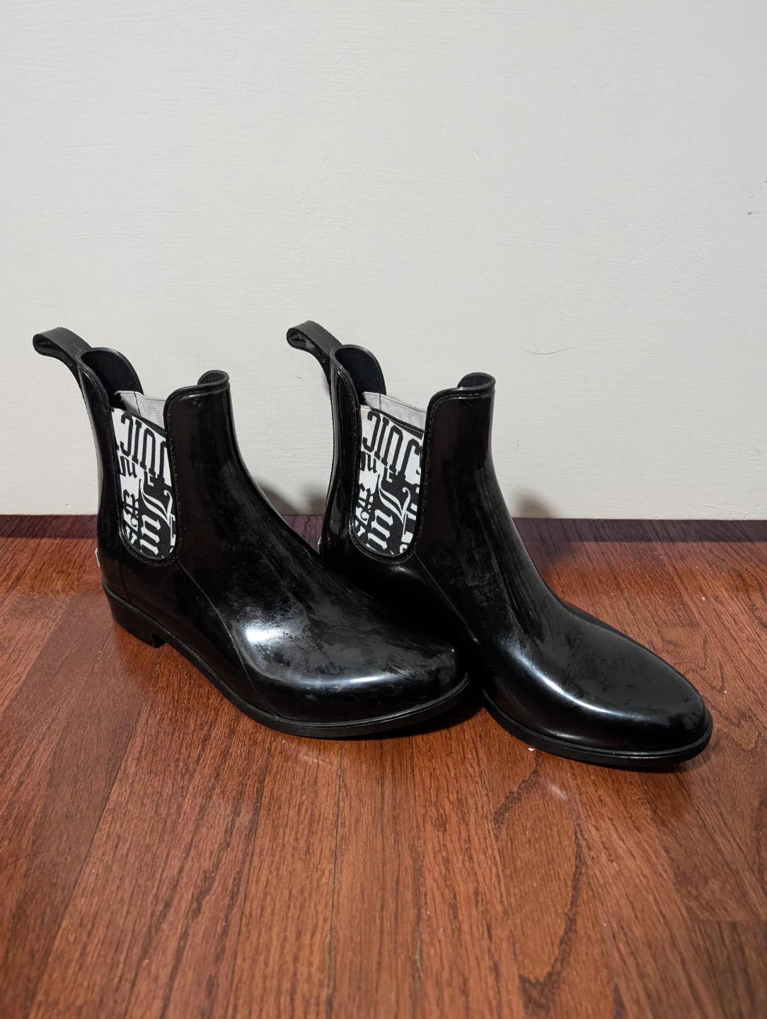 Juicy Couture Black Rain Boots -7 - photo 2