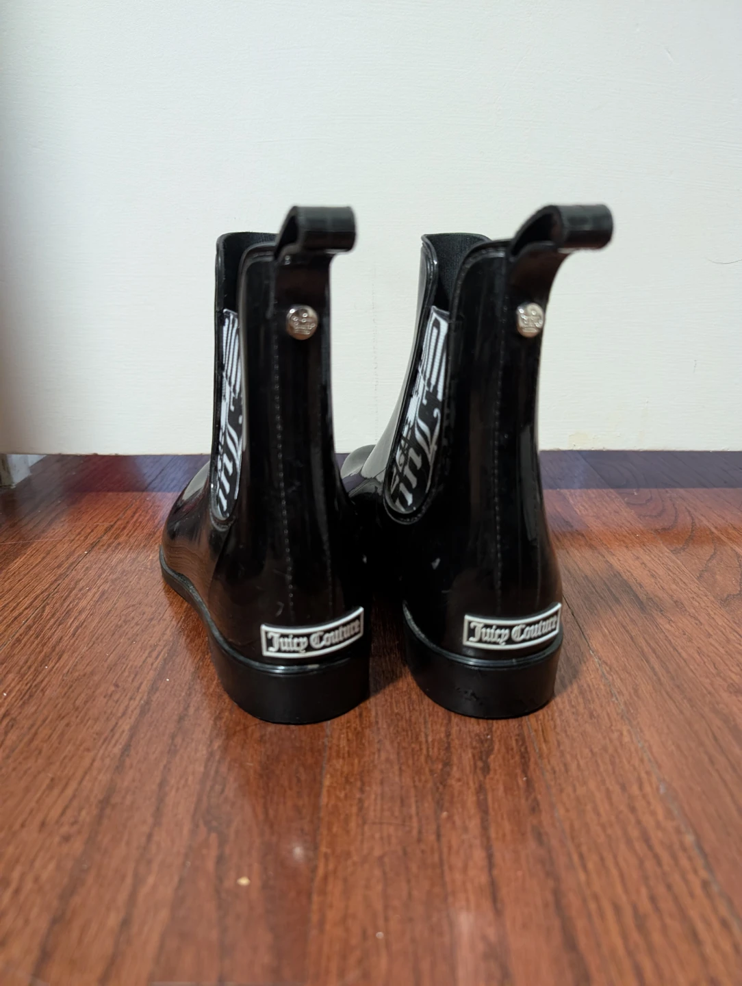 Juicy Couture Black Rain Boots -7 - photo 3