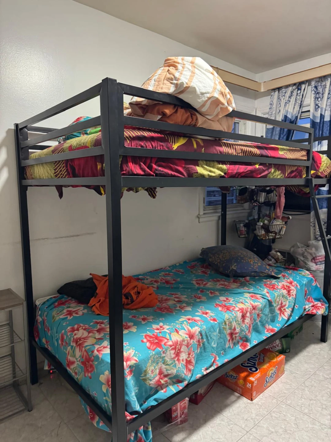 Black Metal Bunk Bed Frame