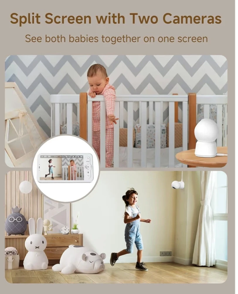 Arenti Baby Monitor with 2 Cameras and 5" Display - photo 3