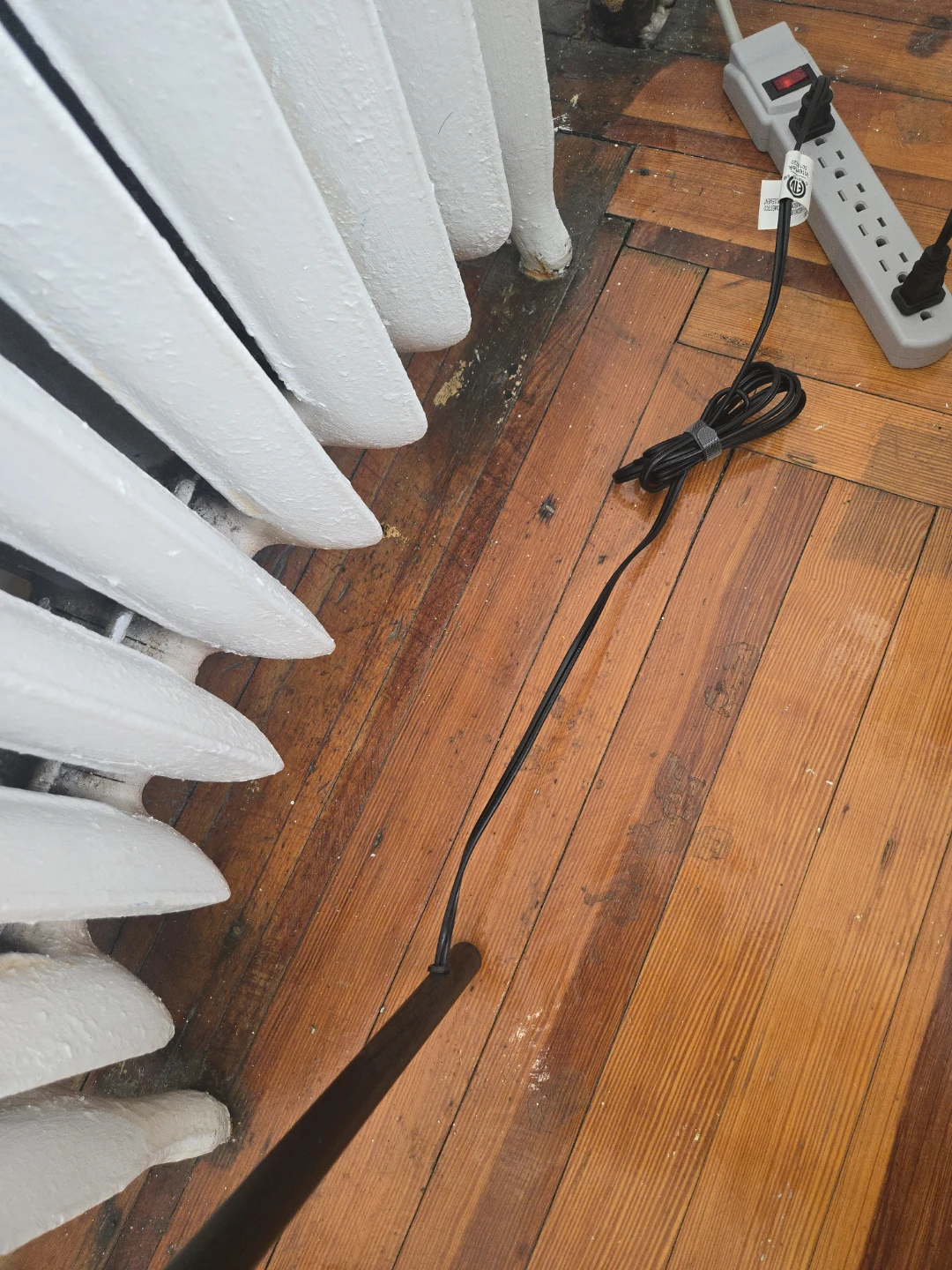 Tripod Floor Lamp - Black Legs, White Shade - photo 4