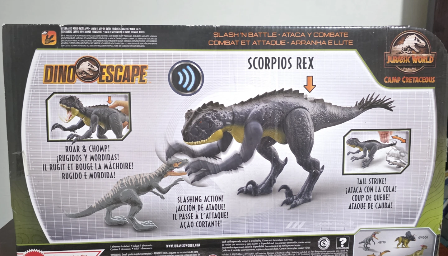 Jurassic World Scorpios Rex Dino Escape - New - photo 2