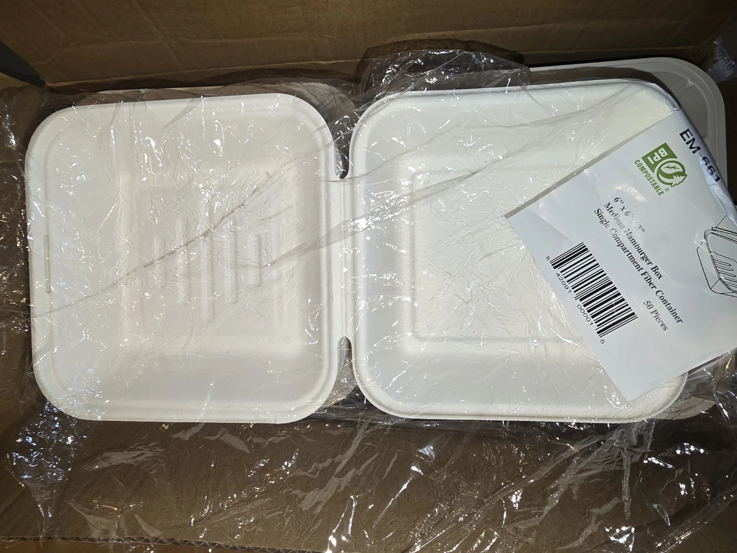 New Gen Compostable Hamburger Boxes - photo 2