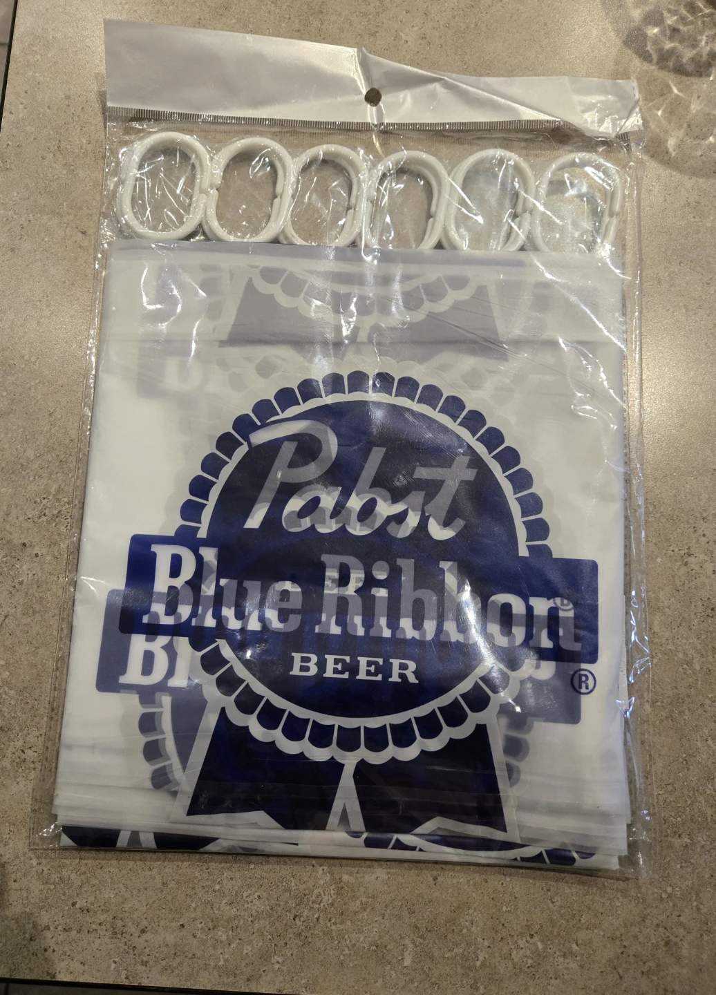 Blue Ribbon Shower Curtain