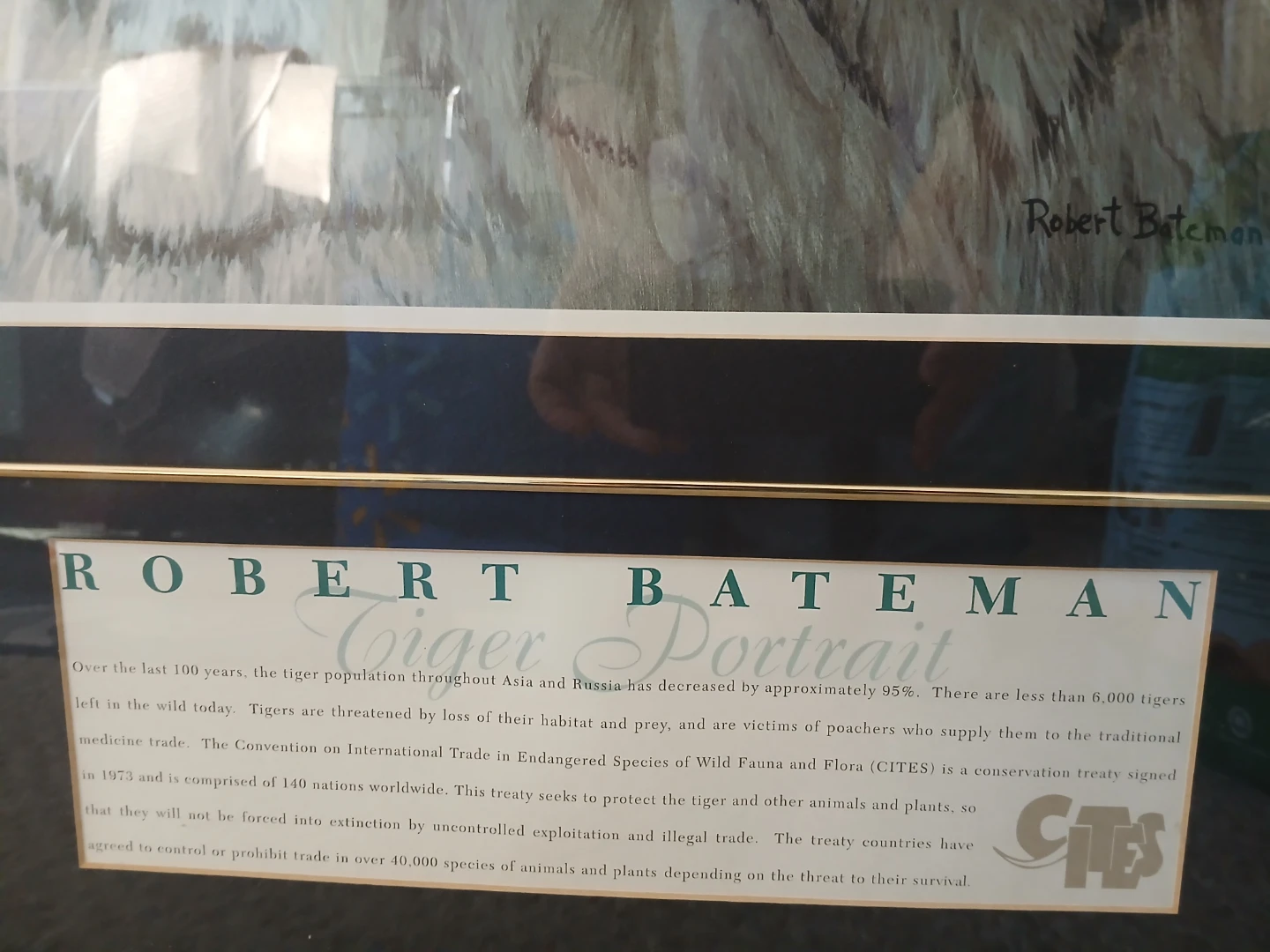 Robert Bateman Tiger At DuskPortrait - photo 2