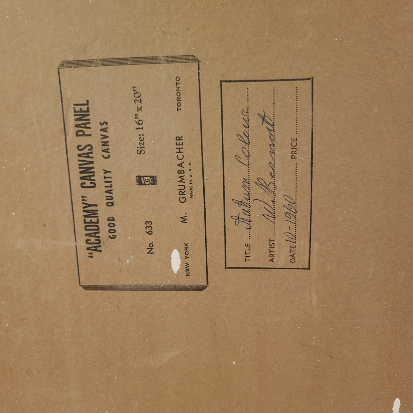 Autumn Landscape Painting by W. Bernat, 16" x 20" - photo 4