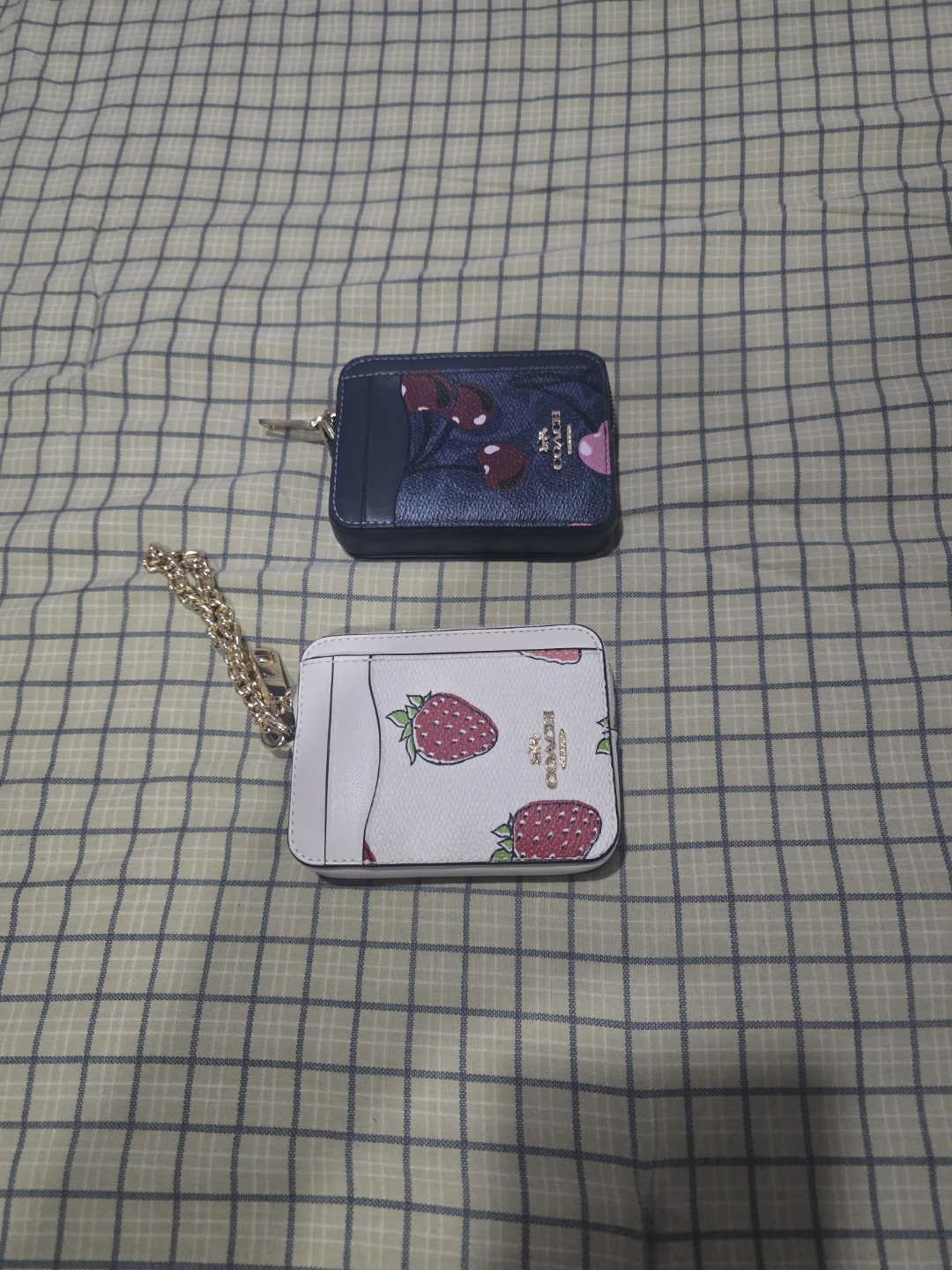 Coach Card Holders - Strawberry & Cherry Prints