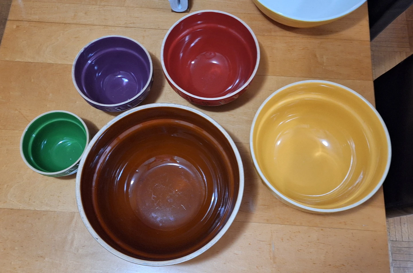 Stacking Ceramic Mixing Bowls - Set of 5🥕