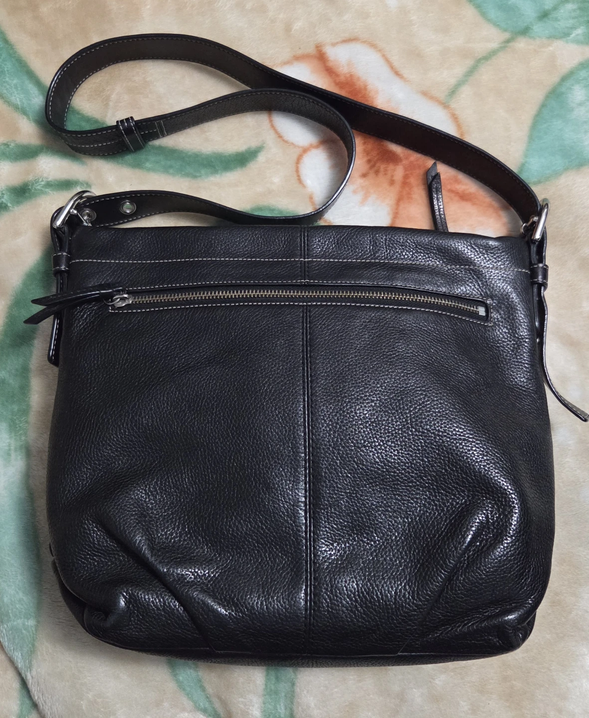 Coach Black Leather Shoulder Bag