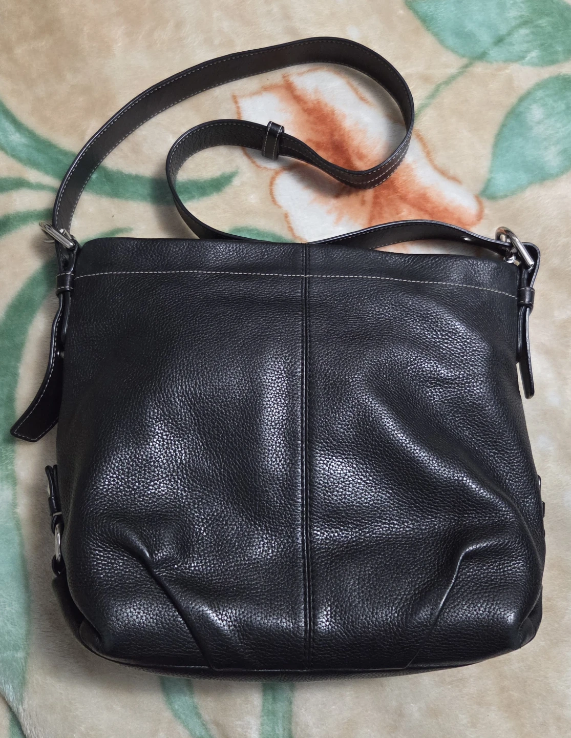 Coach Black Leather Shoulder Bag - photo 2