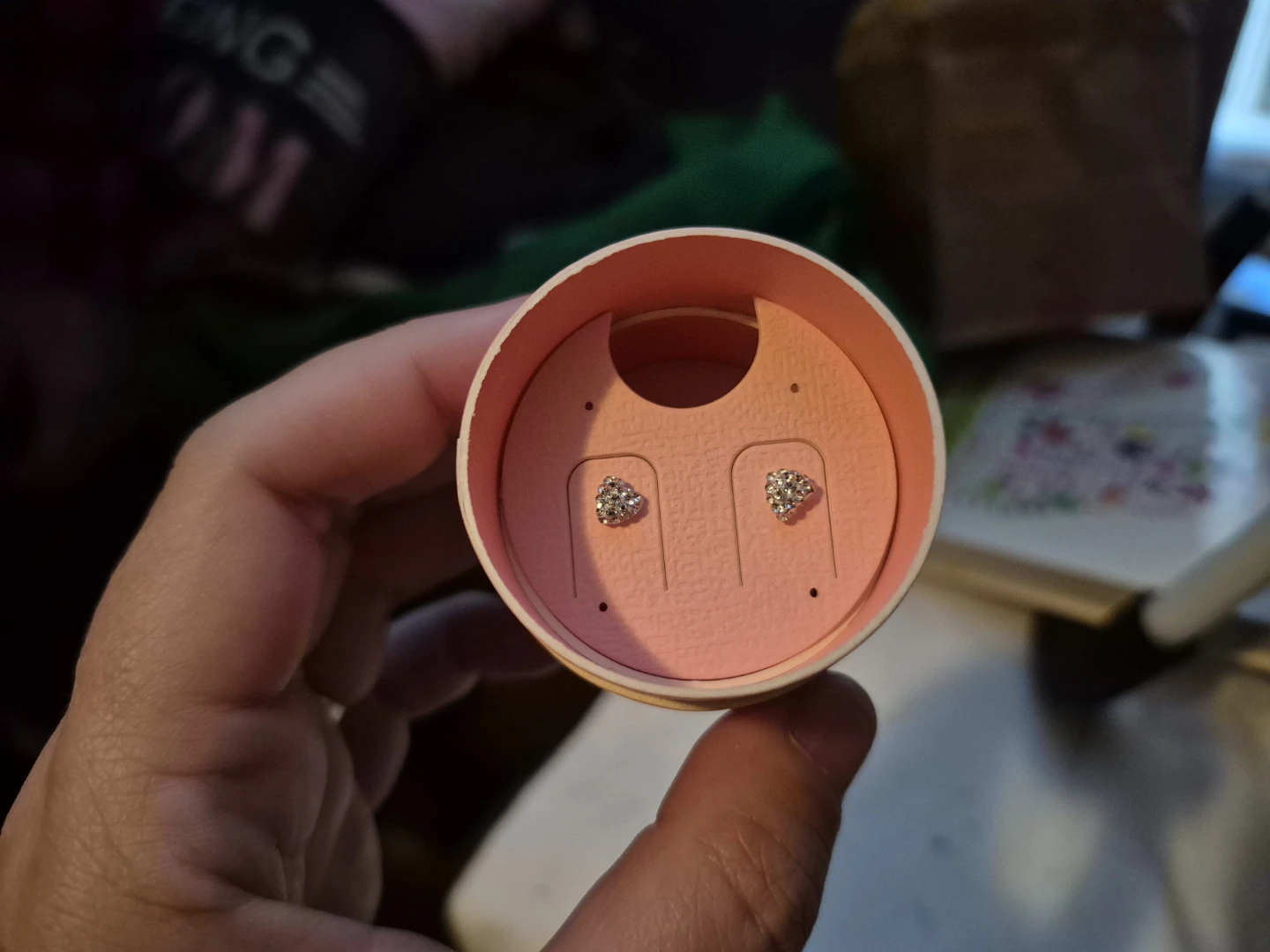 Heart Stud Earrings