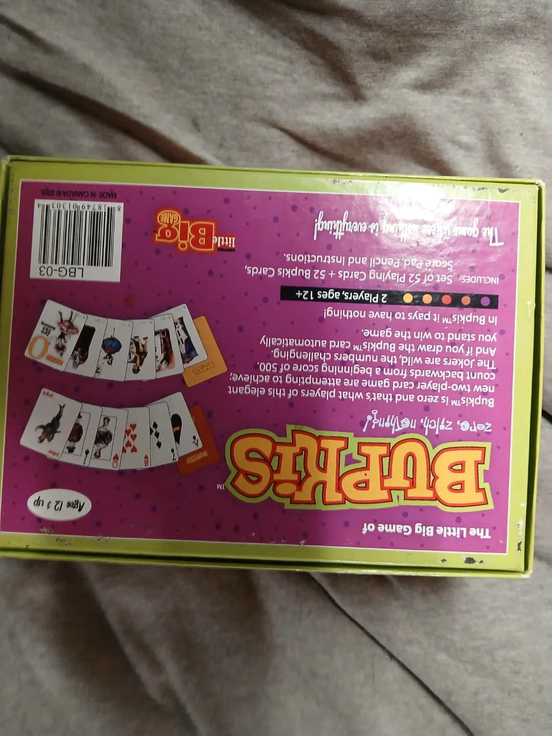 Bupkis Board Game - The Little Big Game - photo 2