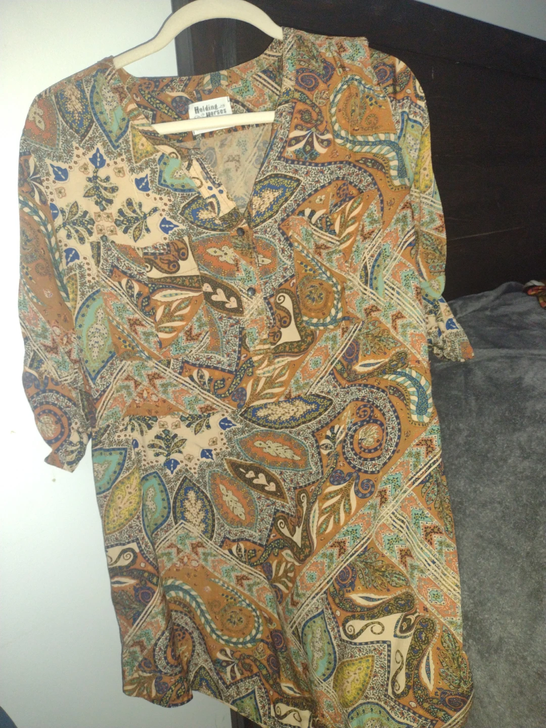 Holding Horses Dress - Paisley Print