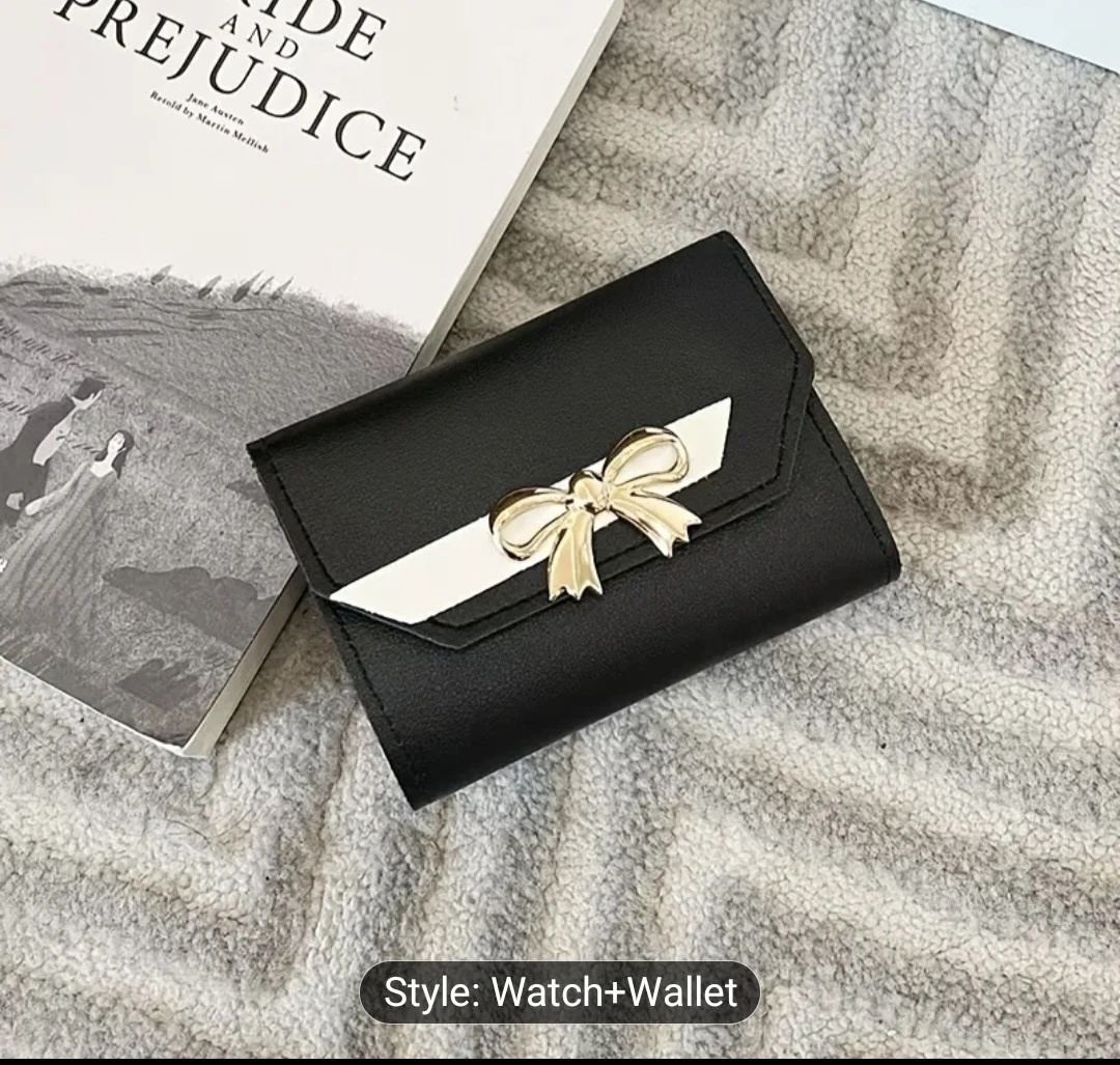 Inschic Women's Watch and Wallet Set with Butterfly Detail - photo 3