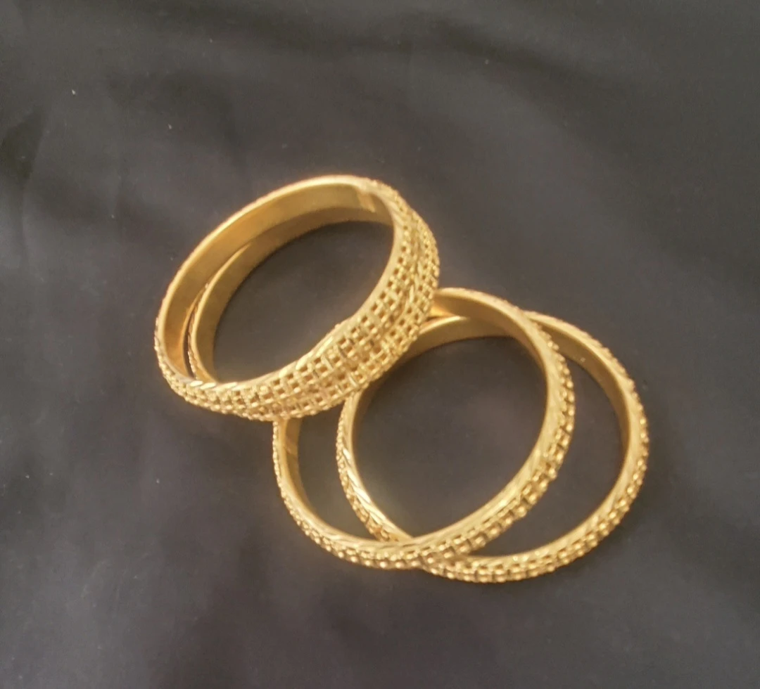 Gold Bangle Set