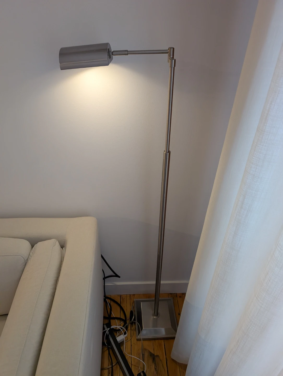Brushed Nickel Floor Lamp