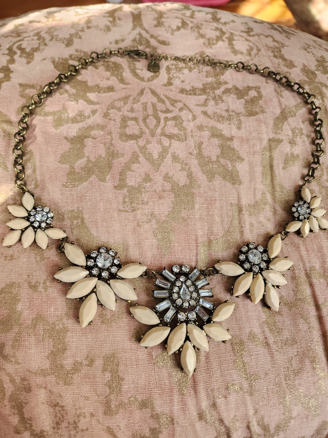 LOFT Floral Statement Necklace