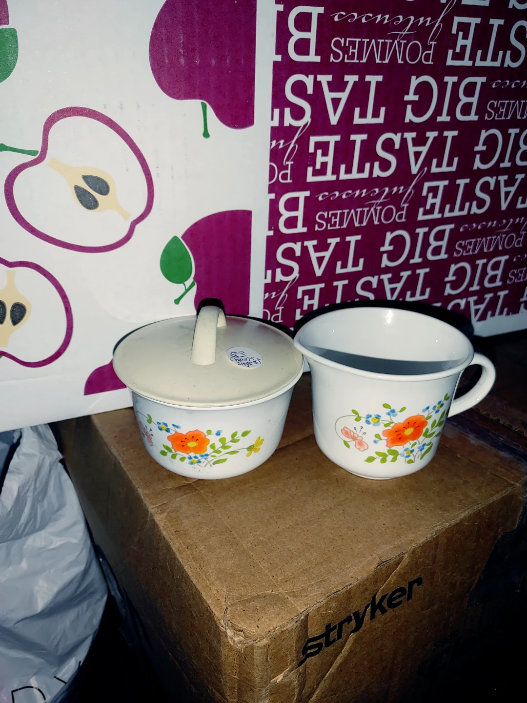 Vintage Cream And Sugar