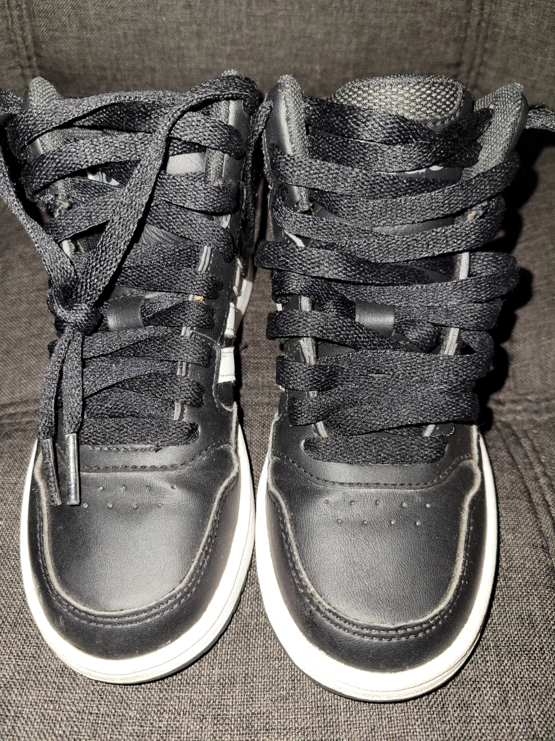 Black High-Top Sneakers