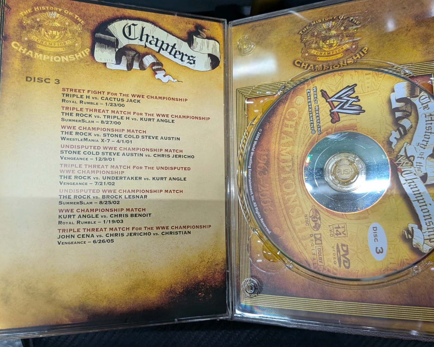 WWE The History of the Championship DVD - photo 4