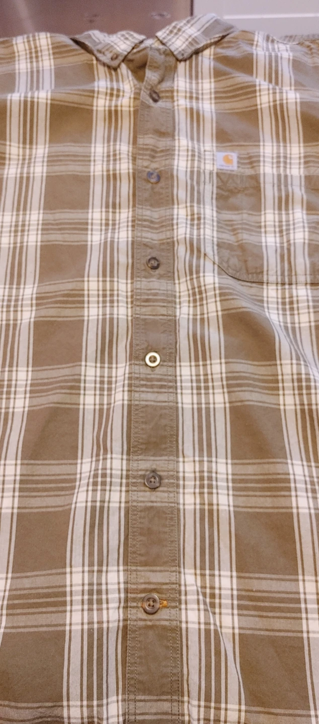 Carhartt Plaid Short Sleeve Button-Up Shirt - photo 4