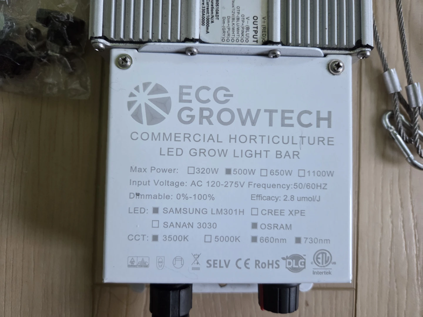 ECG Growtech Commercial Horticulture LED Grow Light Bar