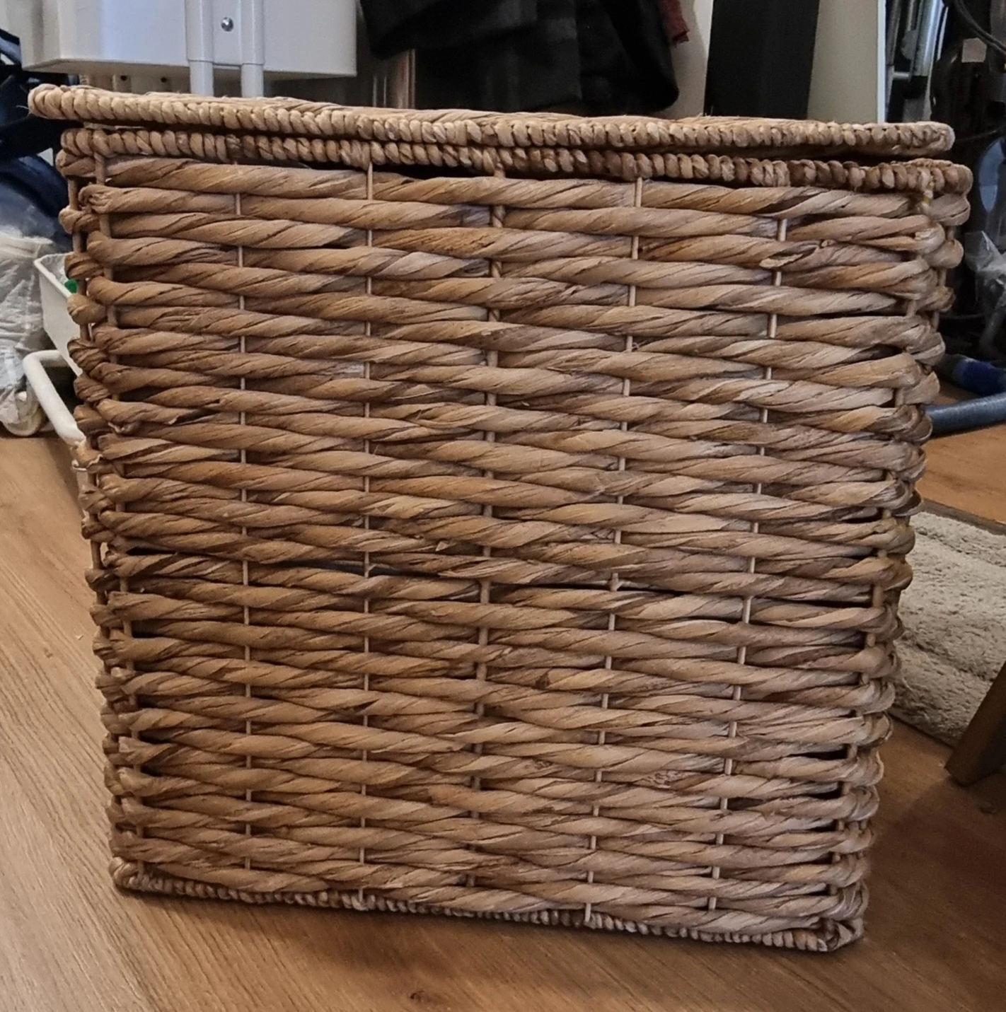 Woven Storage Basket with Lid