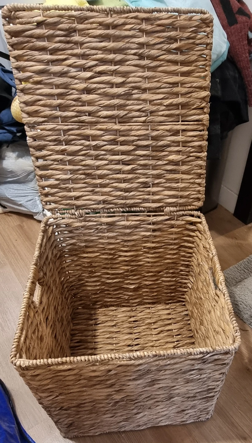 Woven Storage Basket with Lid - photo 2