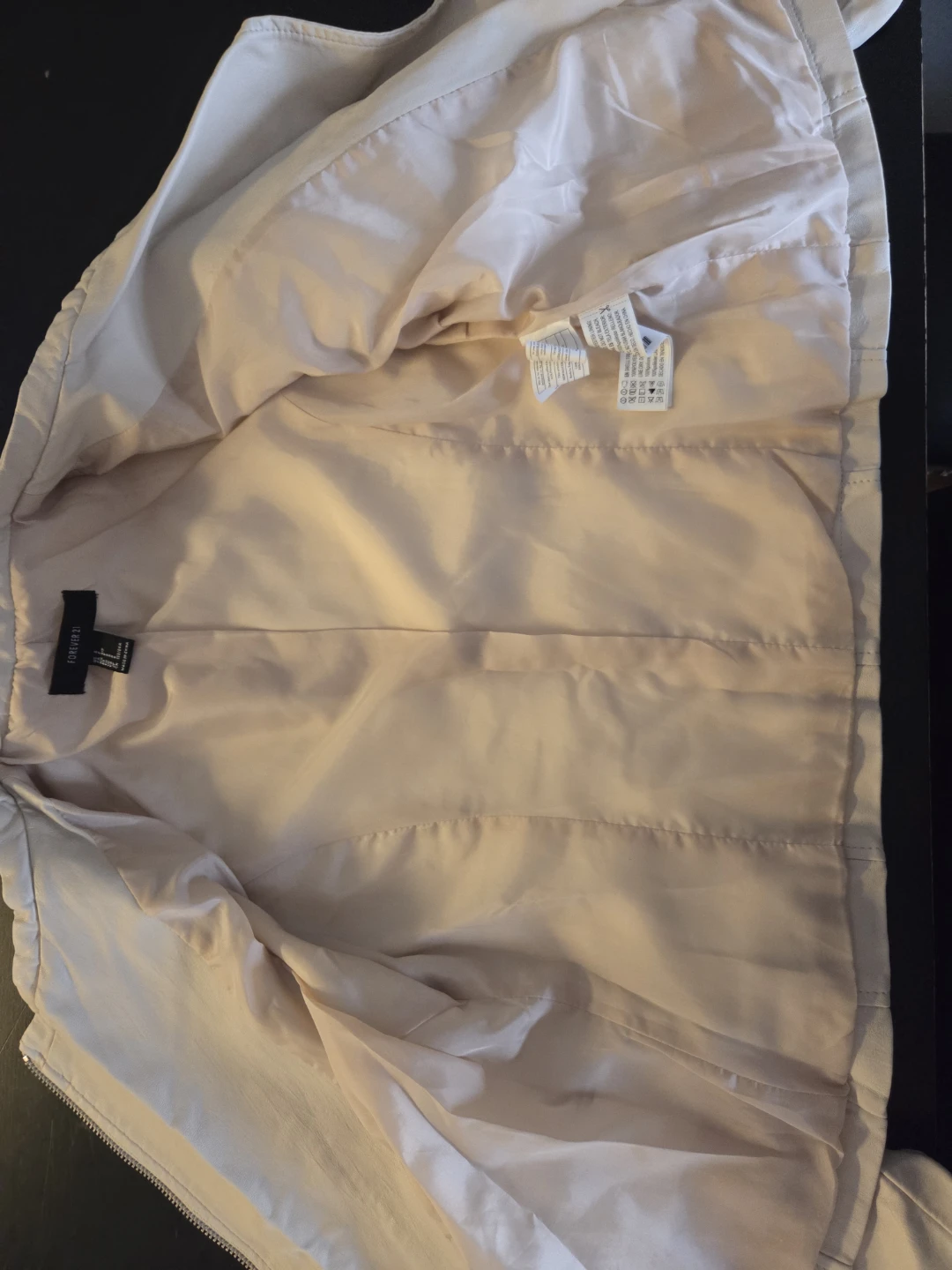 Forever 21 Beige Jacket - Size Small - photo 4