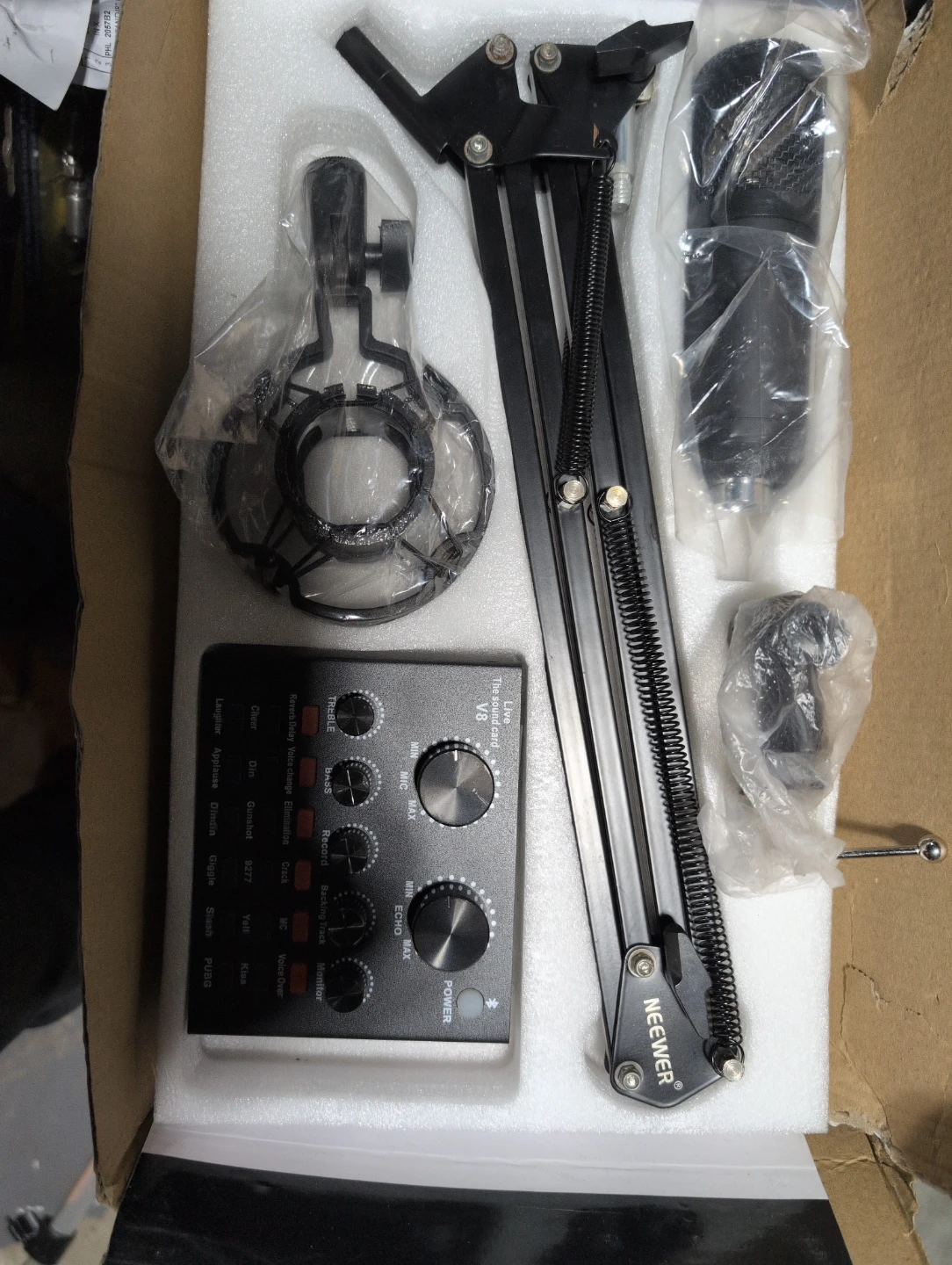 Neewer Condenser Microphone Kit for Gamers (Black) - photo 3