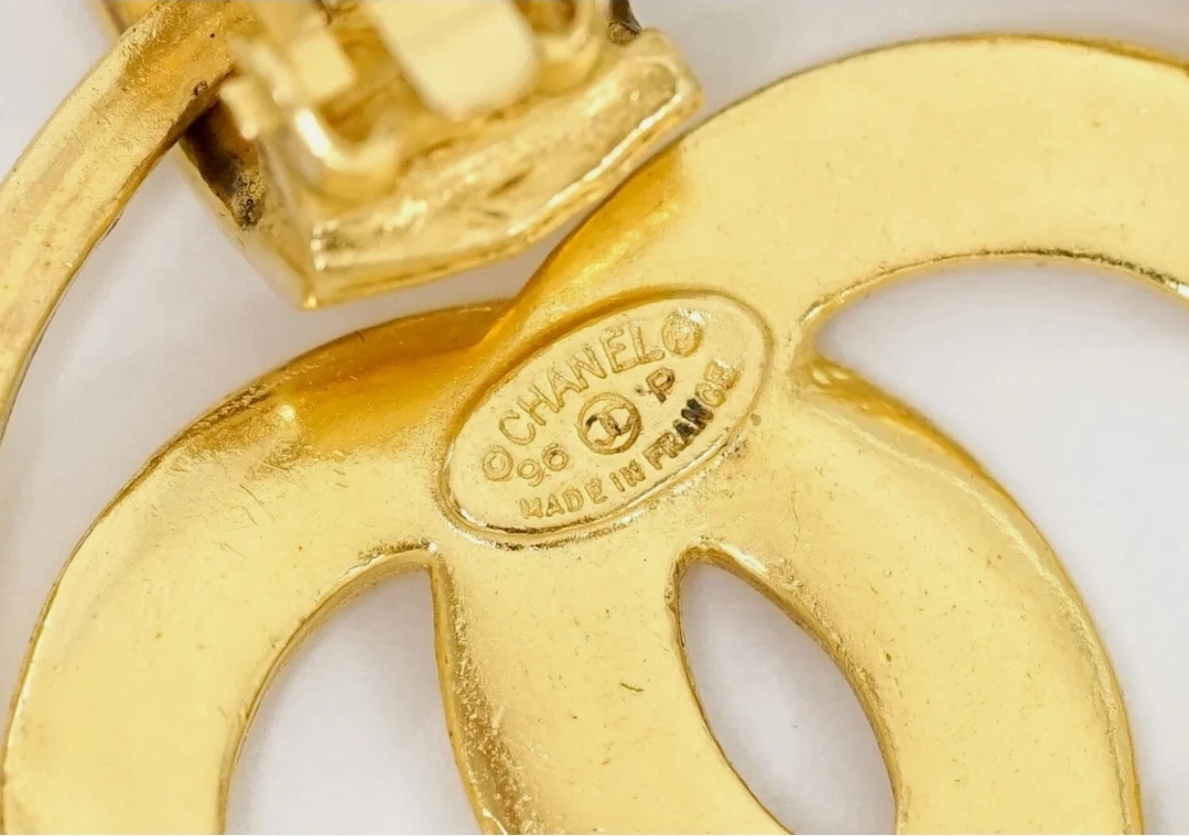CHANEL Vintage CC Clip-On Earrings Gold Tone - photo 4