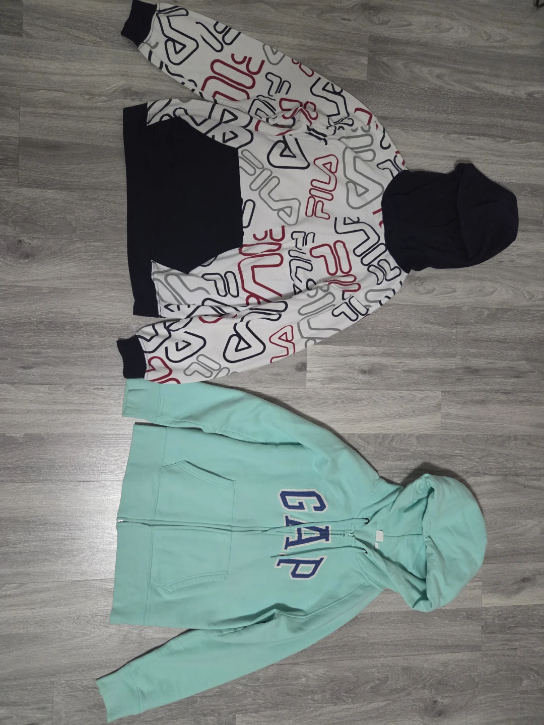 GAP and Fila Hoodies