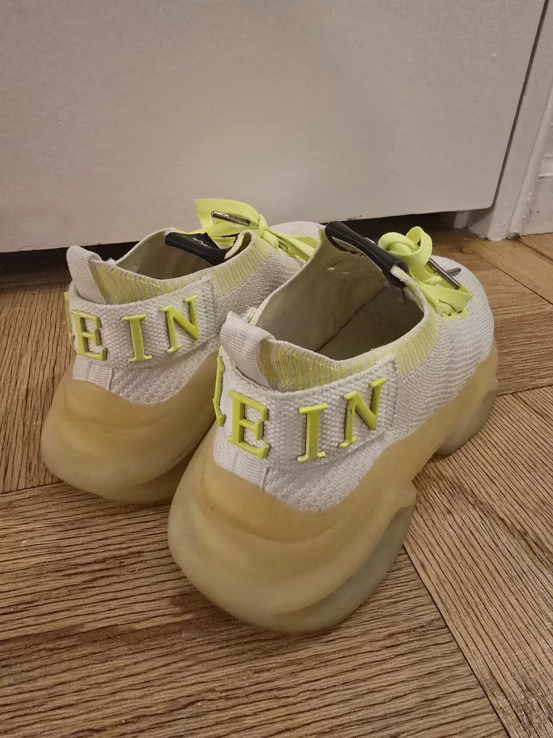 Philipp Plein White/Yellow Sneakers US 6.5 / EUR 38 - photo 2