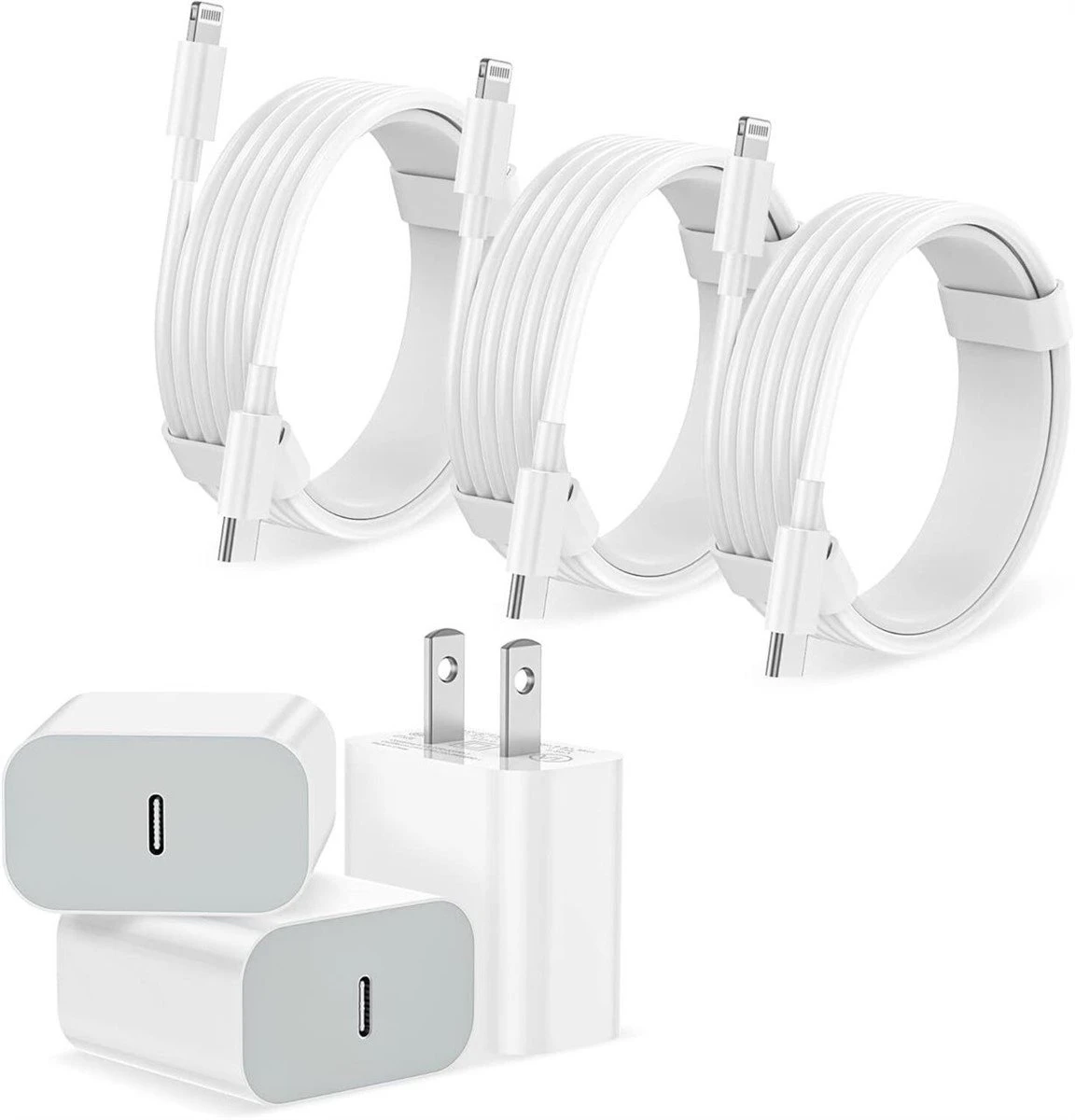 New Apple USB-C Power Adapter & Lightning Cable (Set of 3) - photo 3