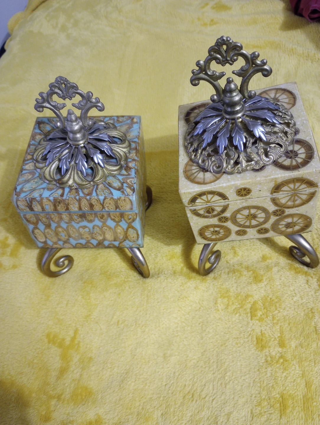 Decorative Trinket Boxes (Set of 2)