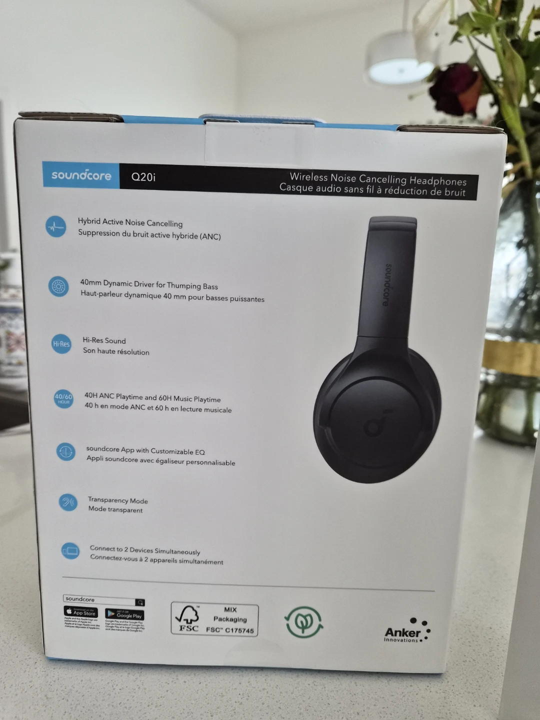 Soundcore Q20i Wireless Noise Cancelling Headphones - NEW - photo 3