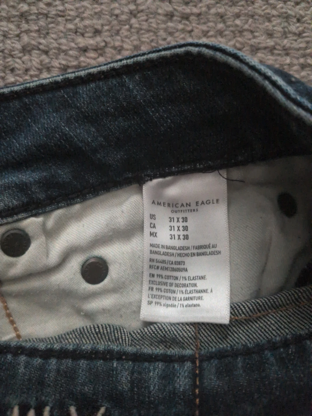 American  Eagle Men's Jeans 31x30 - photo 3