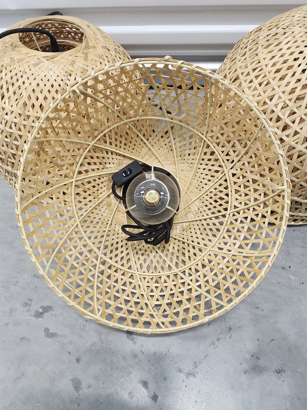 Wicker Pendant Lamp Shade - photo 5