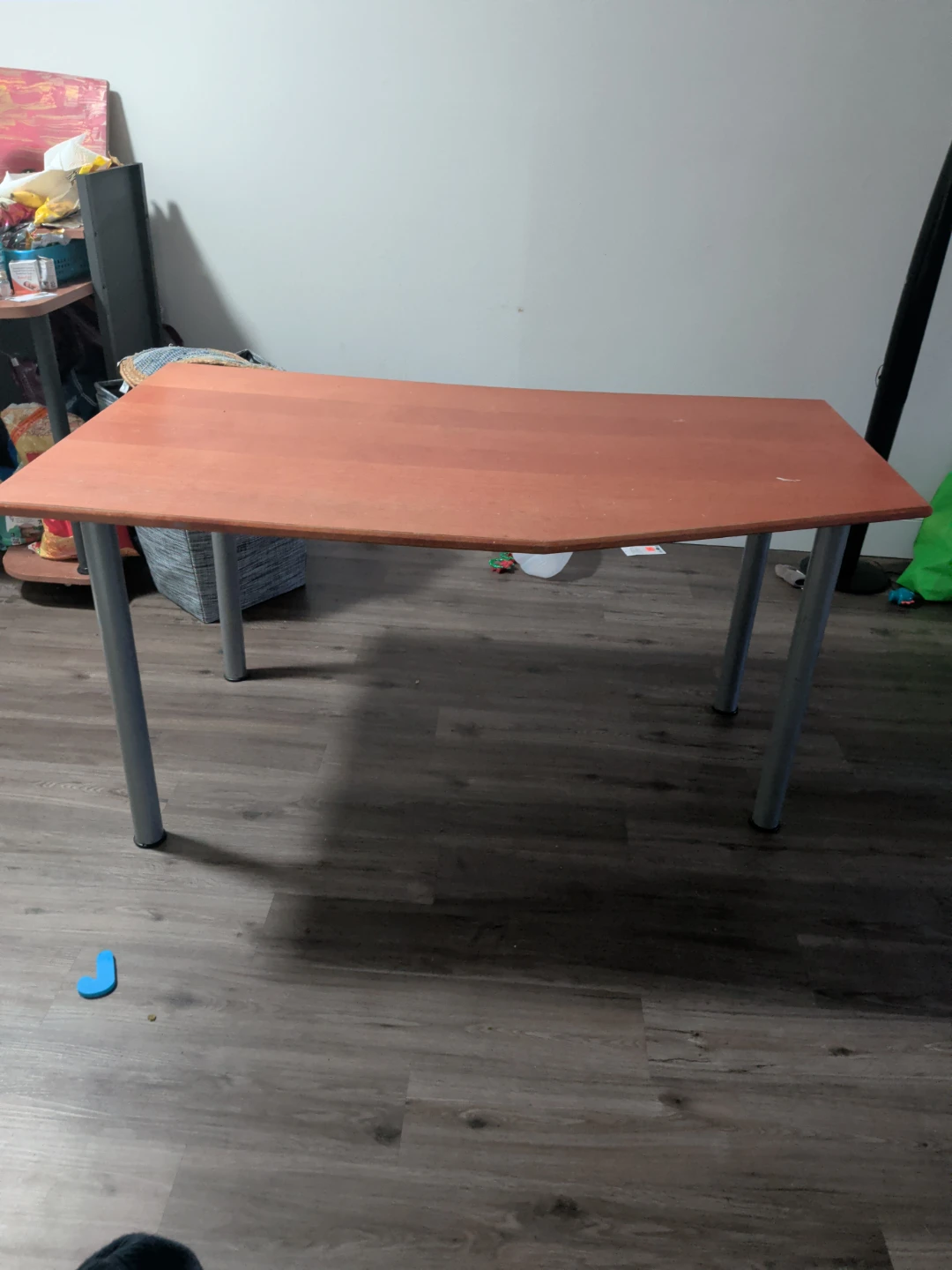 Orange Wooden Desk - photo 3