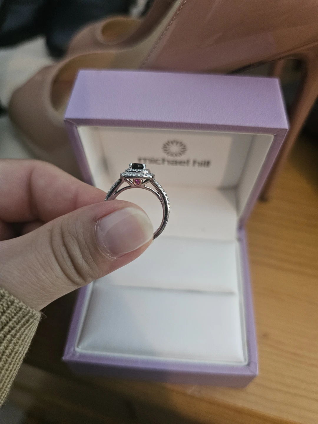Michael Hill Blue sappDiamond Ring