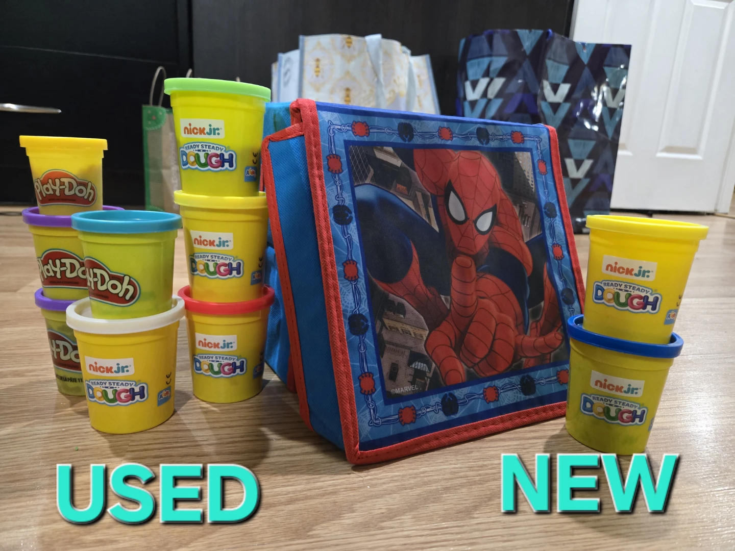 🧡 Play-Doh & Spider-Man storage