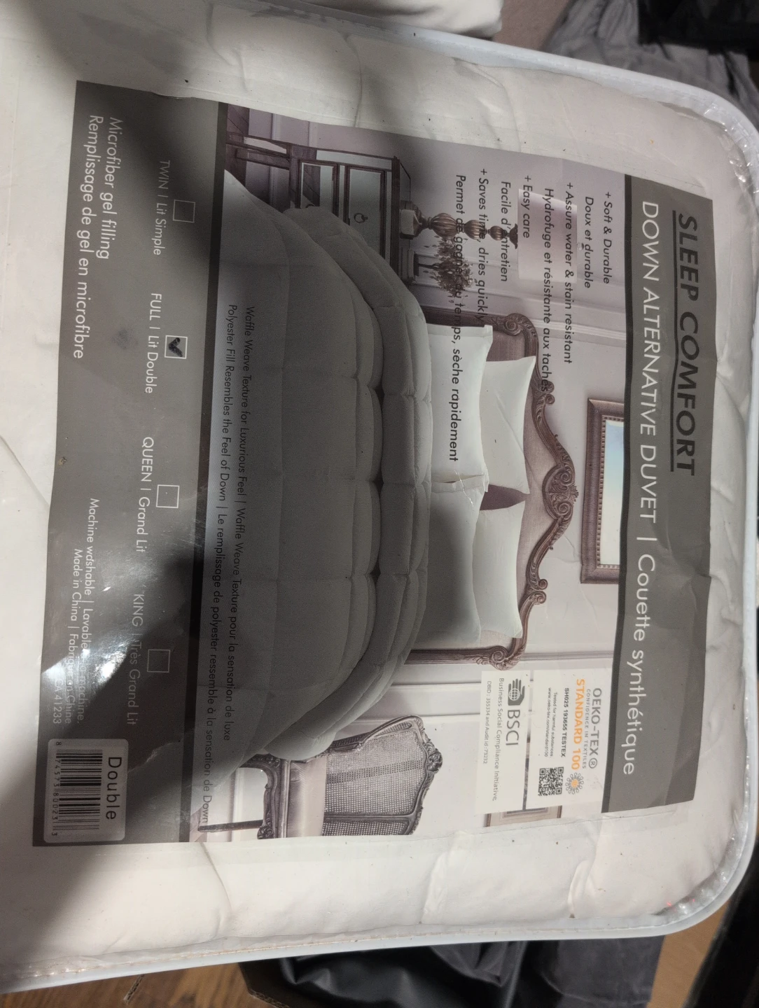 Sleep Comforter Down Alternative Duvet - Double