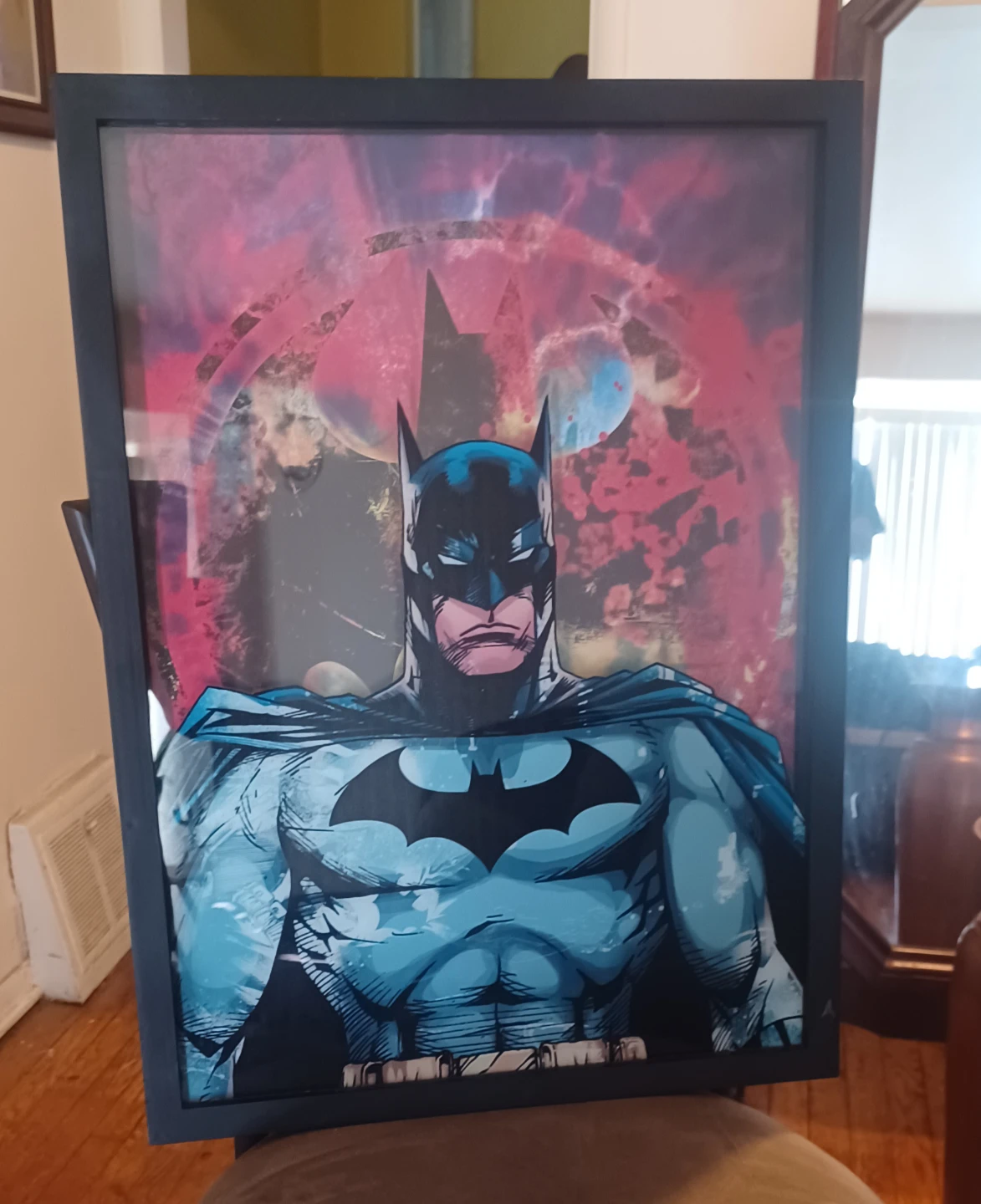 Framed Batman Comic Art