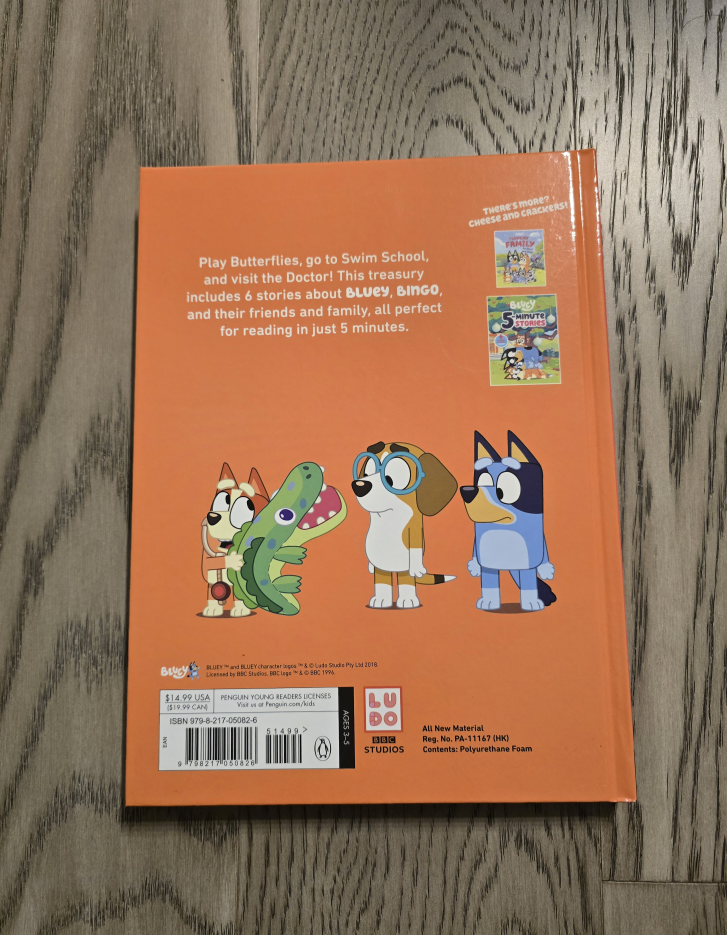 Bluey More 5-Minute Stories Book - photo 3