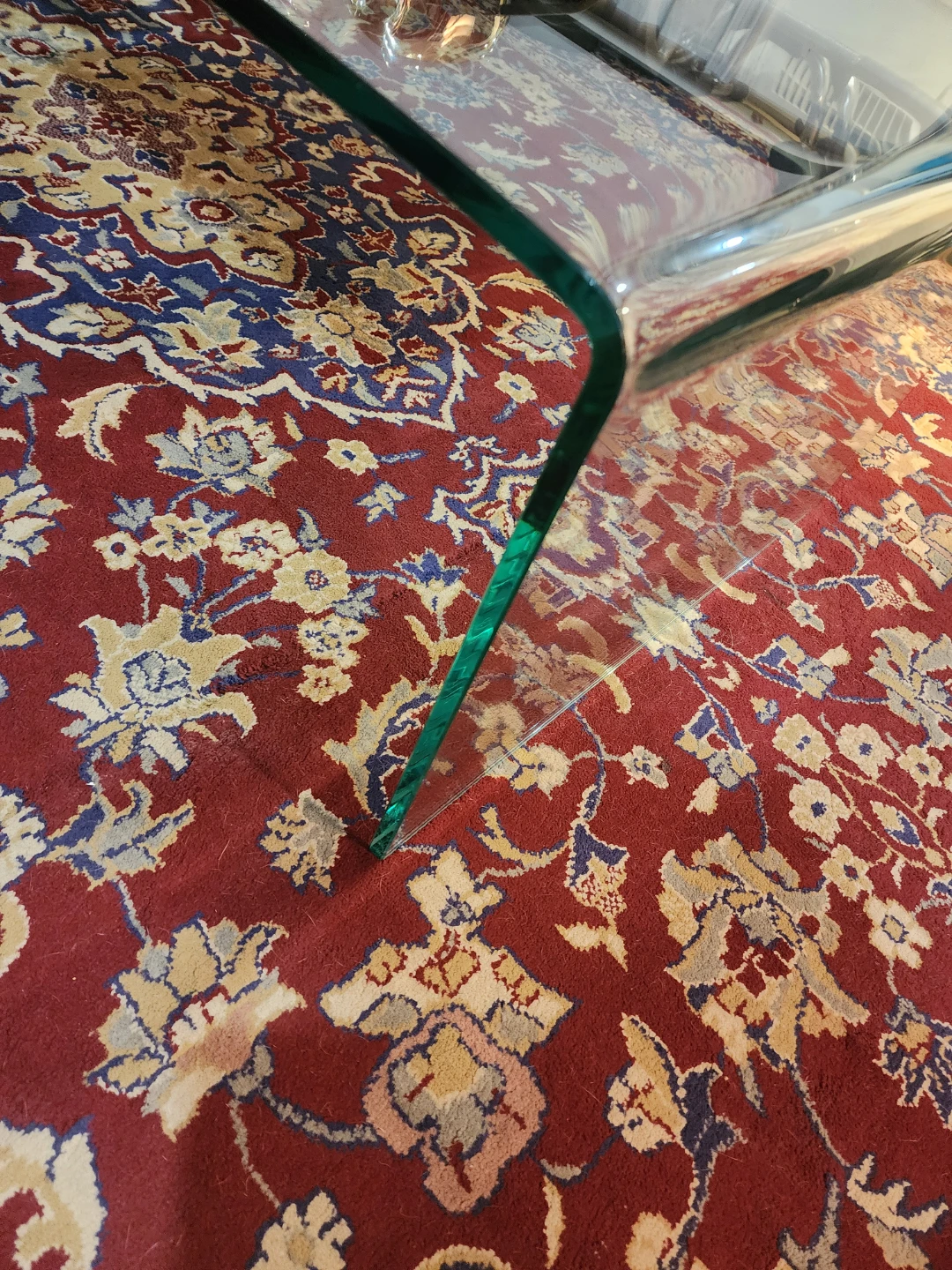 Waterfall Glass Coffee Table - photo 2